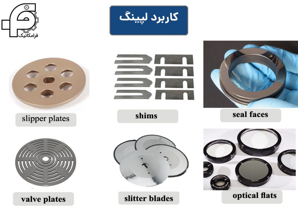 کاربرد پرداخت‌کاری لپینگ