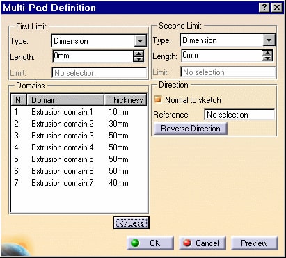 Second Limit در دستور Multi Pad