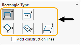 دستور Rectangle Tool