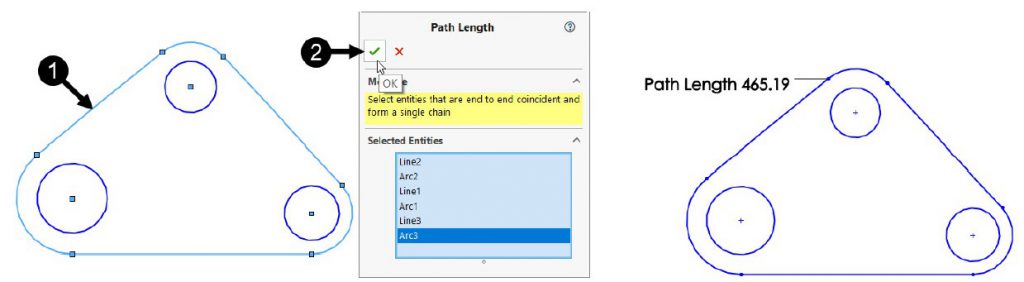 نحوه ایجاد ابعاد طول مسیر Path Length Dimension در سالیدورک