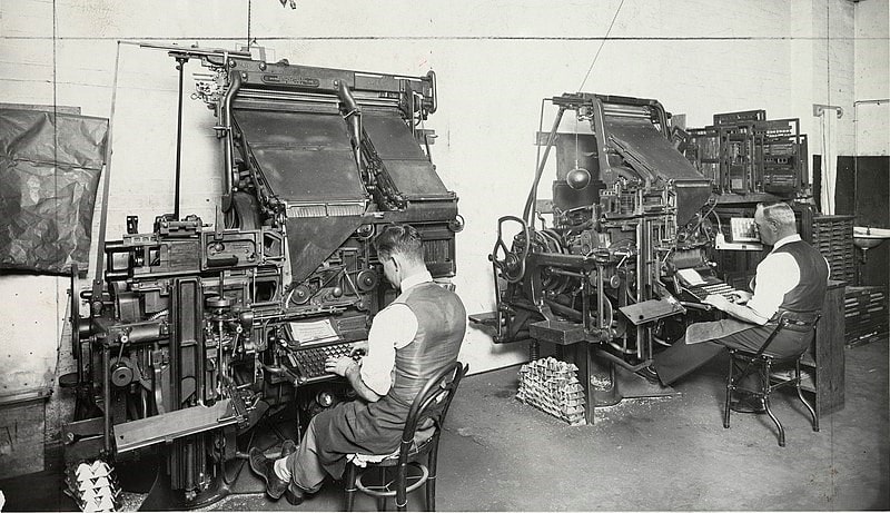 ماشین Linotype