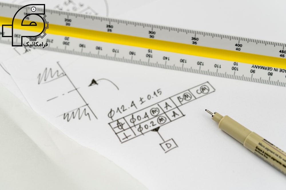راهنمای جامع و کاربردی تفسیر نمادهای GD&T در نقشههای صنعتی