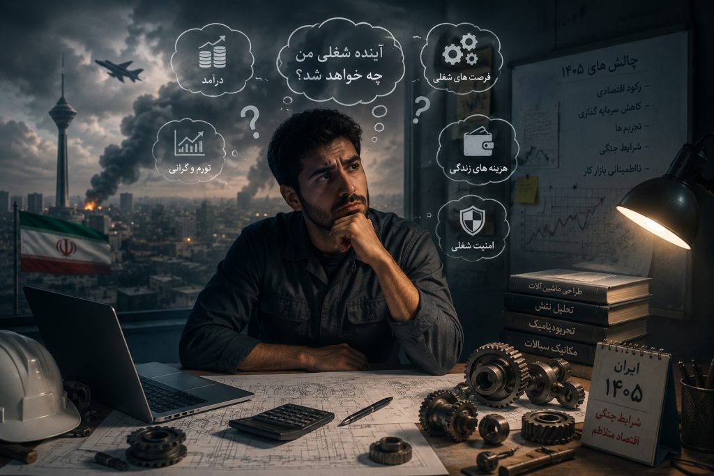 درآمد مهندس مکانیک در ایران